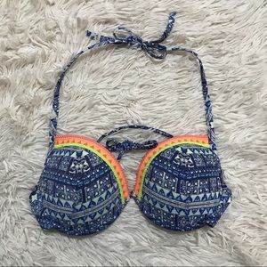 Victoria's Secret Multi-colored Bikini Top
